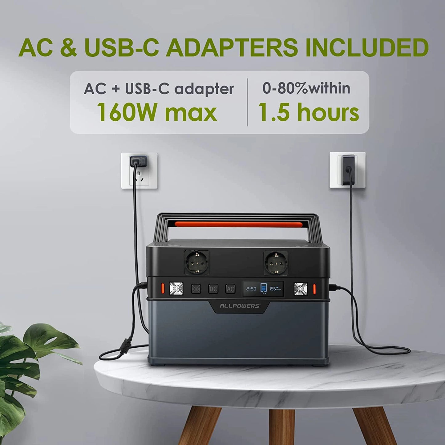 EnergyElla Portable Power Station 700W | 110V/230V | Multi-Socket